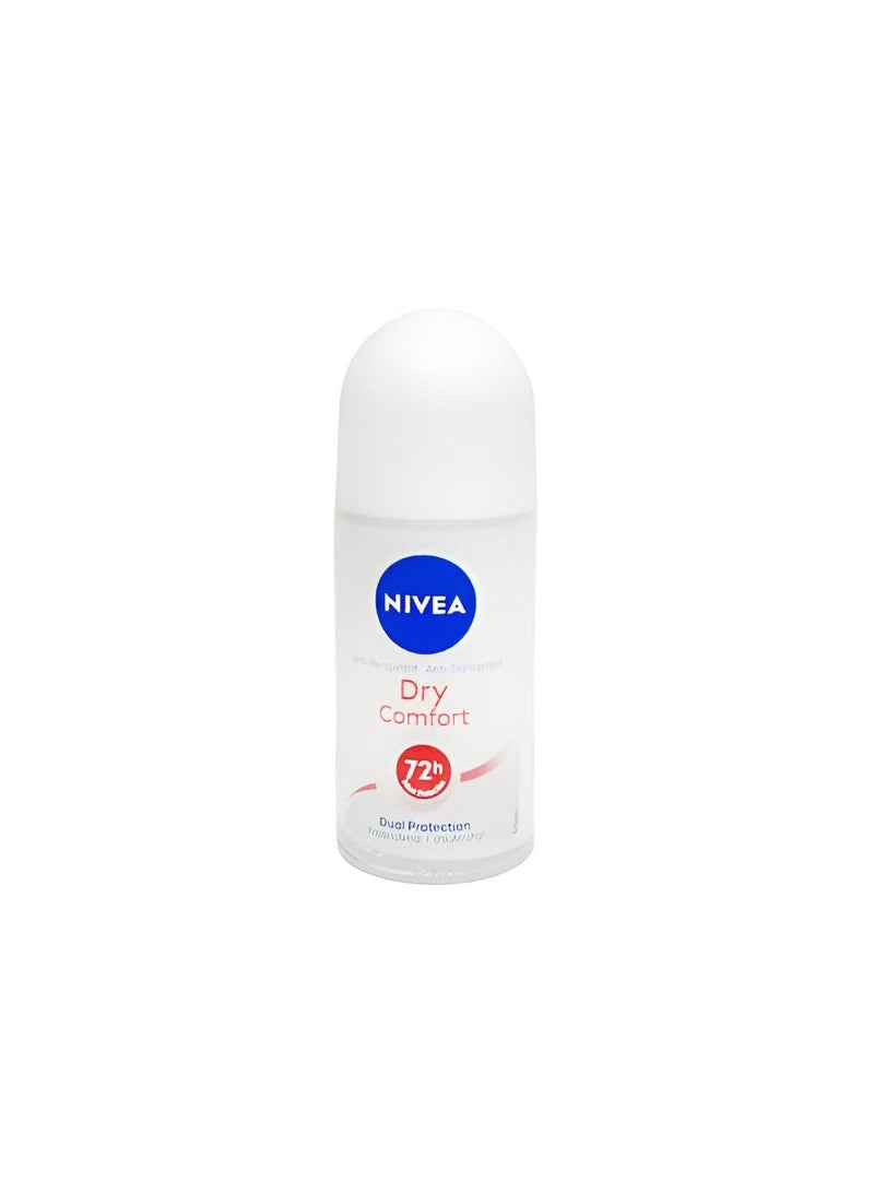 Nivea Deodorant 72 Hours Dry Comfort Roll On 50 Ml - Image 1