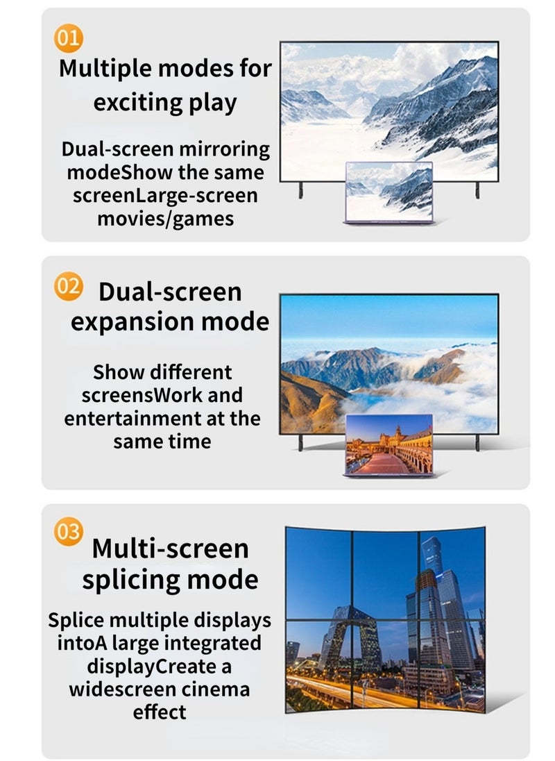 8K HDMI CableCompatible 2.1 4K@120Hz 8K@60Hz 48Gbps High Speed for Video Cable PC Laptop Projector TV Computer Set-top Box  PS5 Connection Cable 3M