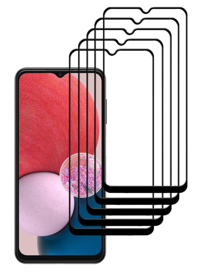 ACLIX 5 Pieces Antistatic ESD Dustproof Premium Quality High Definition Tempered Glass Screen Protector Designed For Samsung Galaxy A13 - Image 1