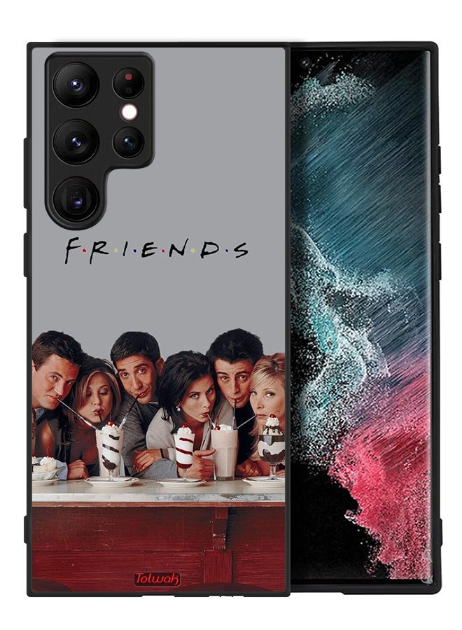 Tolwak Samsung Galaxy S22 Ultra 5G Protective Case Cover F R I E N D S - Image 2