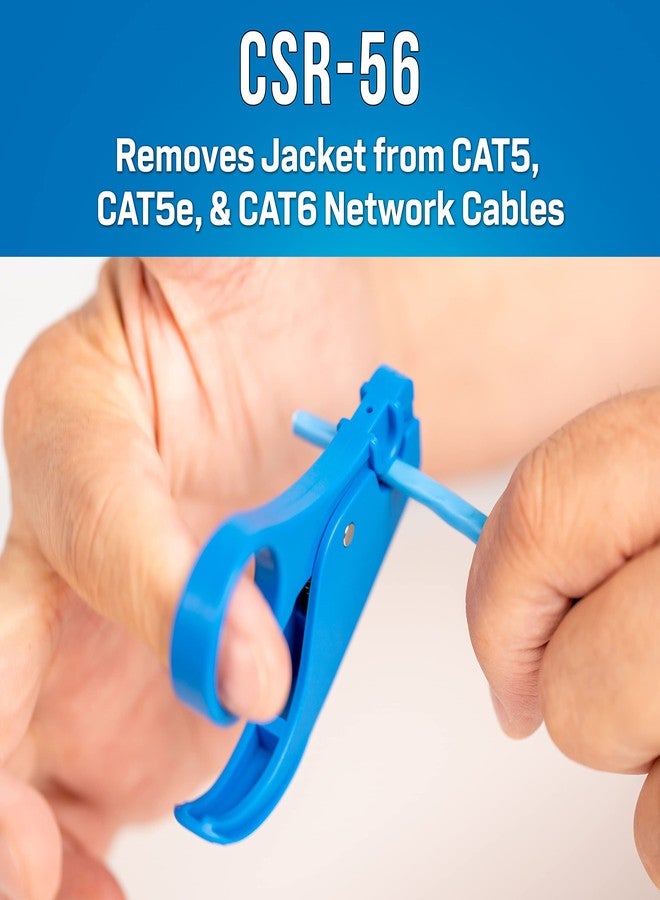 Jonard Tools TK-RJ45 Network Tool Kit for CAT5, CAT5E, and CAT6 - Includes 6-in-1 Crimper RJ11 / RJ12 / RJ45, Punch Down Tool, Cable Stripper, and RJ45 & RJ12 Connectors - Image 5