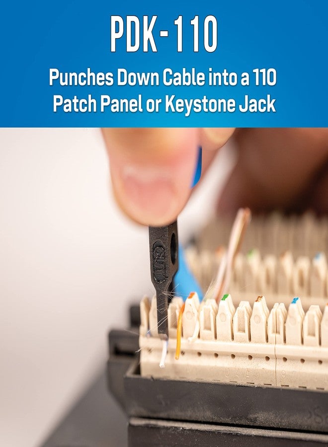 Jonard Tools TK-RJ45 Network Tool Kit for CAT5, CAT5E, and CAT6 - Includes 6-in-1 Crimper RJ11 / RJ12 / RJ45, Punch Down Tool, Cable Stripper, and RJ45 & RJ12 Connectors - Image 4