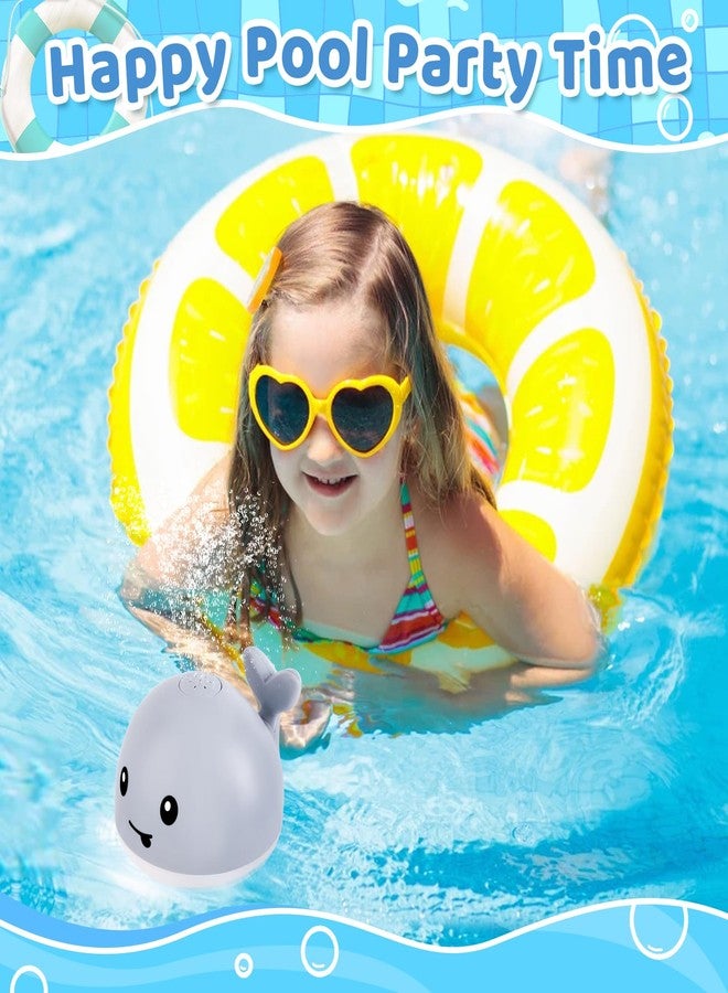 Gigilli Upgraded Baby Bath Toys, Rechargeable Light Up Bath Toys for Kids 1-3, Baby 6-12 12-18 Months Whale Bath Toy Sprinkler, Fountain Bathtub Toys Toddler Newborn Birthday Gifts - Image 5