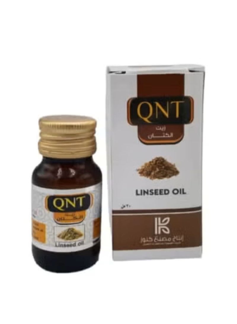 كيو ان تي زيت الكتان 30 مل