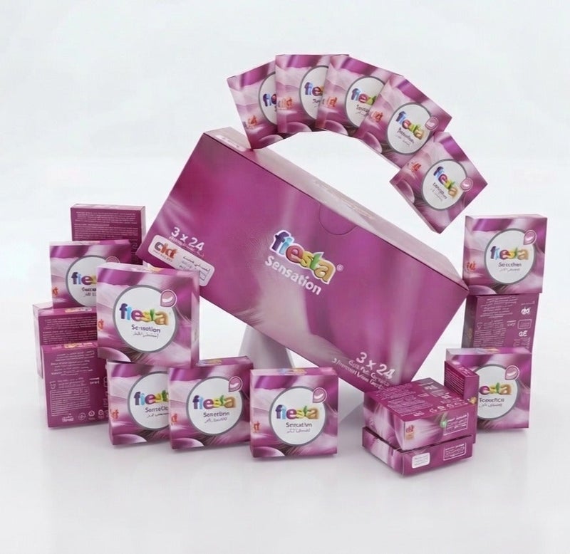 Fiesta Sensation - Ultra Thin Condoms - 24 Packs of 3 Pcs - Image 3