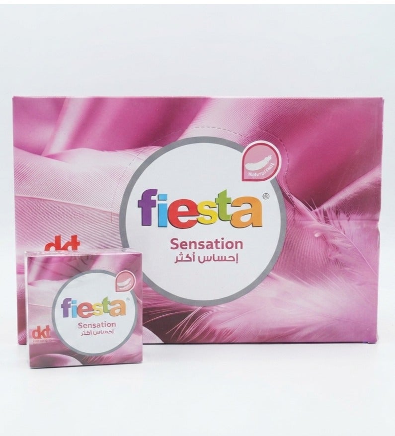 Fiesta Sensation - Ultra Thin Condoms - 24 Packs of 3 Pcs - Image 1