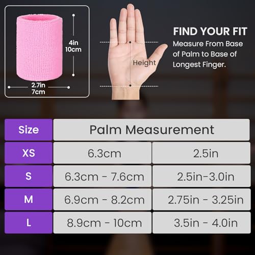 Amrta Gymnastics Grips Wristbands Sets for Girls Youth Kids 2 Pair Palm Protection Equipment with Wrist Support, Gymnastic Bar Grip Gloves Set Weightlifting Sports Workout (Pony&Never Give Up, S) - Image 4