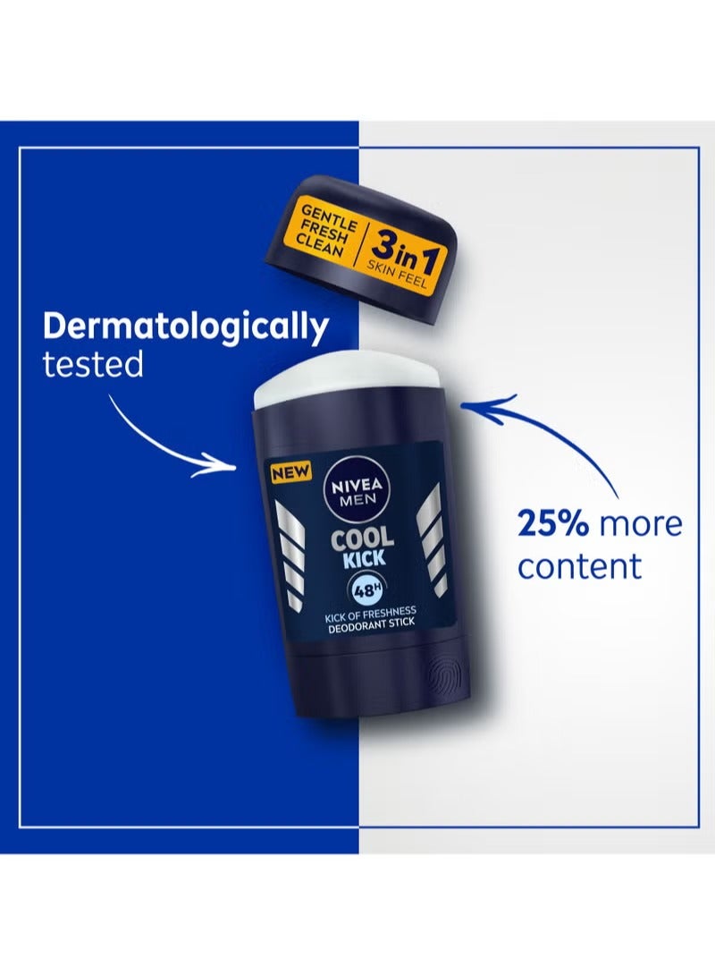 نيفيا مزيل عرق نيفيا للرجال كول كيك برائحة منعشة 50 مل (عبوة من قطعتين) - Image 5
