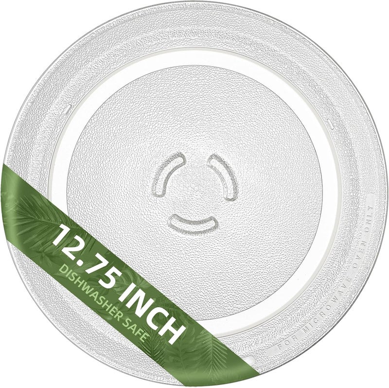 Gemroom 12.75" Microwave Plate Replacement for 481941879728 Whirlpool Microwave Glass Plate Compatible With 12 3/4 inch Whirlpool Microwave Plate - Image 1