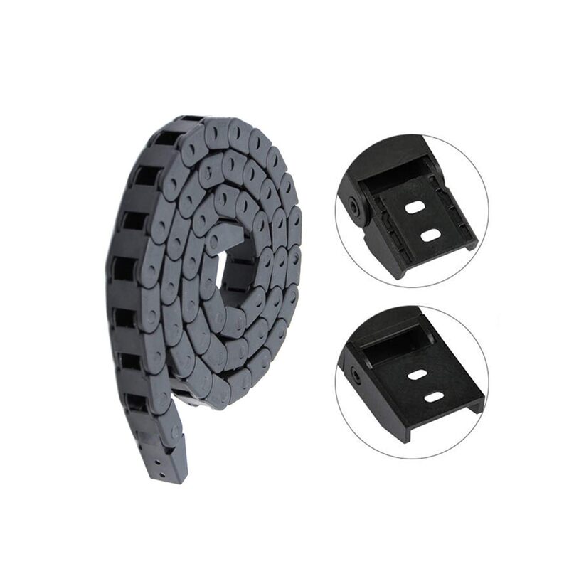 سلسلة سحب، حامل كابلات بلاستيكي مرن مفتوح من النوع 1 متر، 15 × 30 مم، حامل كابلات سلكي مع موصلات طرفية، للطابعات ثلاثية الأبعاد، وآلات النقش CNC، وآلات نقش الأخشاب، وآلات التفريز - Image 2