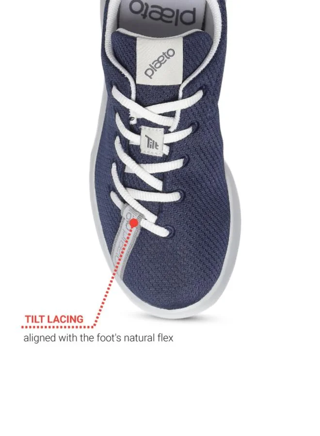 PLAETO Womens Navy Blue Casual Sneakers
