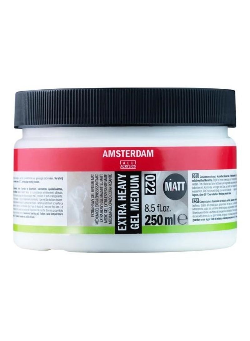 Extra Heavy Body Acrylic Gel Medium Маtt 250 ML