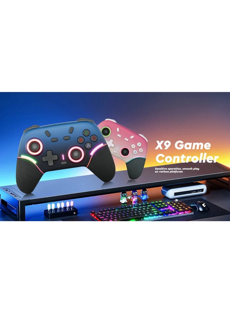 يد تحكم X9 اللاسلكية بتقنية البلوتوث | متوافقة مع Switch وPS4 وAndroid وiOS وPC - Image 4