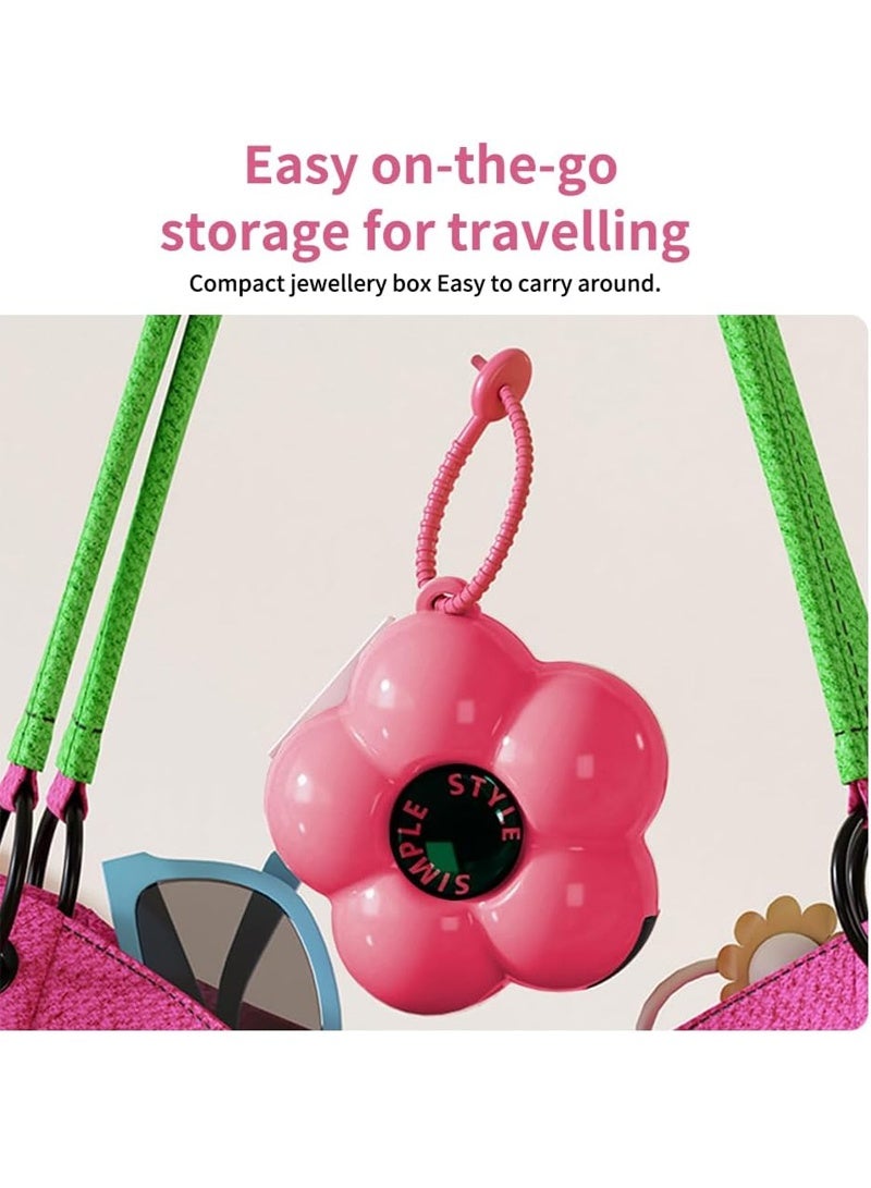 lebonaer Weekly Pill Organizer, Cute 7 Day Pill Box, Daily Vitamin Organizer for Fish Oil/Medicine/Supplements（Red&Black） - Image 2