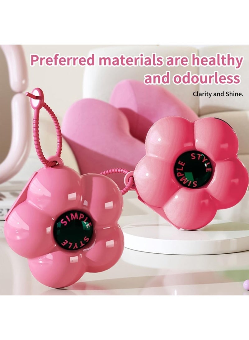 lebonaer Weekly Pill Organizer, Cute 7 Day Pill Box, Daily Vitamin Organizer for Fish Oil/Medicine/Supplements（Red&Black） - Image 3