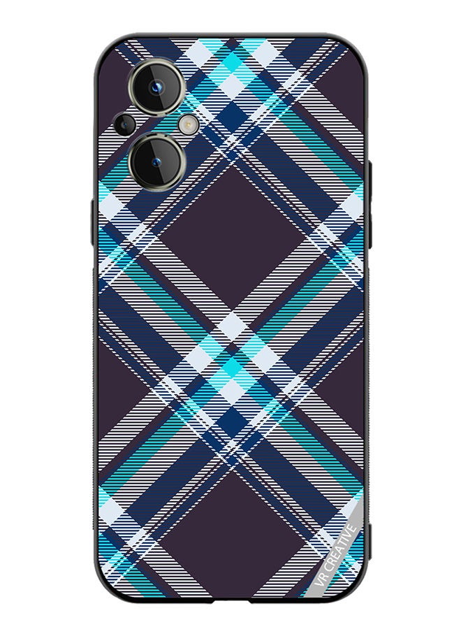 VR CREATIVE Protective Case Cover For OnePlus Nord N20 5G Checkered Design Multicolour - Image 1