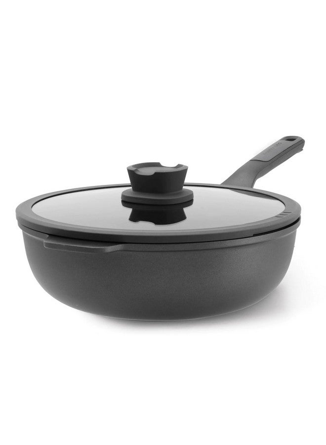 Berghoff Leo Stone+ CeraGreen Non-Stick Coating Covered Wok Grey and Clear 28 cm 3950596 - Image 1
