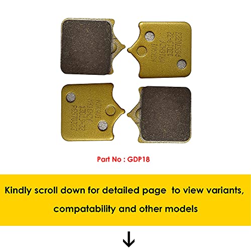 NIKAVI GDP18 Front Brake Disc Pad Compatible for Beneli 600 - Image 2