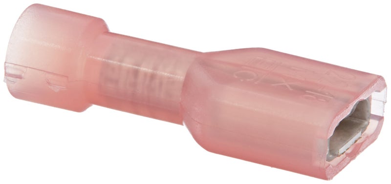 NSI IF22-187-3N Fully Nylon Insulated Female Disconnect, 22-18 Wire Size, 0.187" x 0.032" Tab Size - Image 5