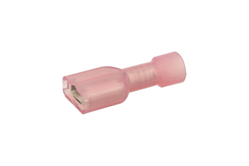 NSI IF22-187-3N Fully Nylon Insulated Female Disconnect, 22-18 Wire Size, 0.187" x 0.032" Tab Size - Image 4