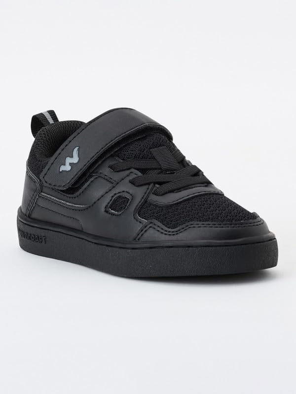 Wildcraft Stylish Boys Squad School Shoe/Uniform Shoe (Black,7) - Image 2