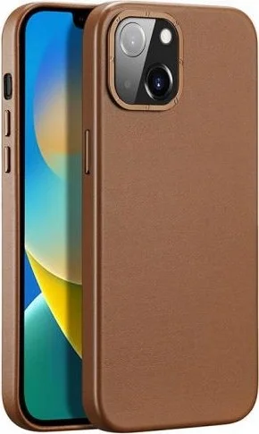 Polhammobile Polham Leather Textured Business iPhone 14 6.1 Case, Magsafe Compatible, Ultra Stylish, Camera Protective Case
