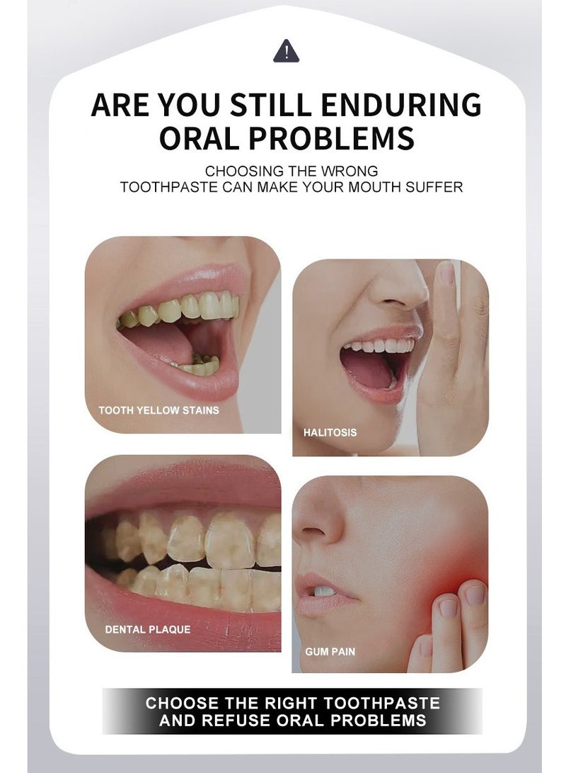 نانو معجون أسنان يحتوي على 7.5% هيدروكسي أباتيت - يقوي الأسنان، ويصلح مينا الأسنان، ويهدئ الحساسية، ويقلل من رائحة الفم الكريهة - Image 4