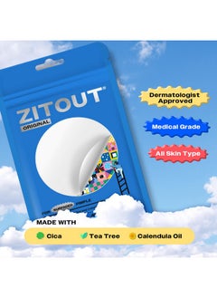 AVARELLE Acne Cover Patch Now Zitout (40 Patches) Hydrocolloid Acne Pimple Patches Acne Patches For Face Blemishes And Breakouts Tea Tree Calendula. Cica Vegan Cruelty Free Carbonfree  - Image 4