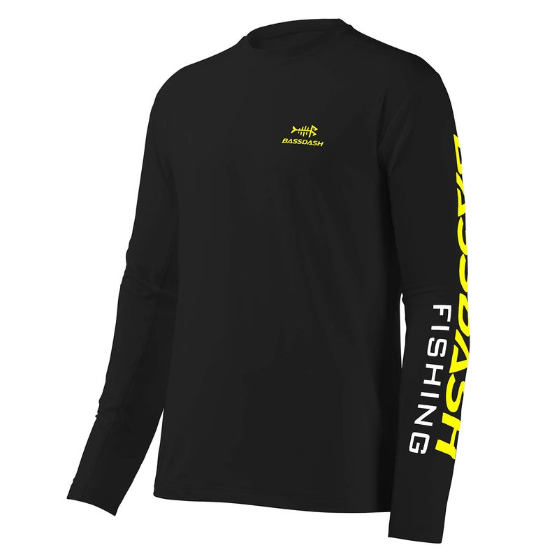 BASSDASH Fishing T Shirts for Men UV Sun Protection UPF 50+ Long Sleeve Tee T-Shirt - Image 1