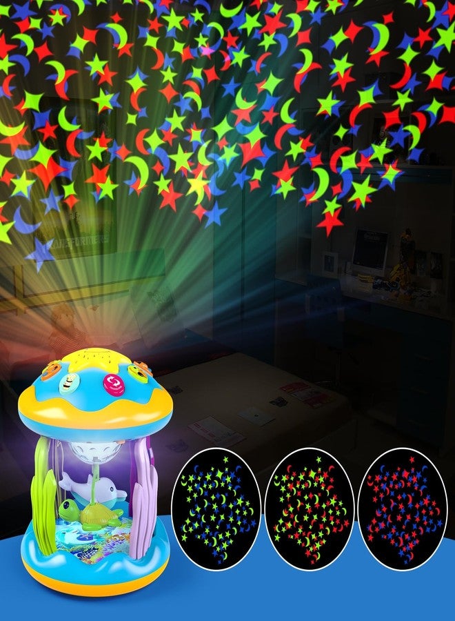 Letapapa Baby Toys 6 to 12 Months, 4 in 1 Musical Rotating Projector, Tummy Time Light Up Infant Toys For 6-9 12-18 Months, Learning Toy Birthday Gifts for Baby Toddlers 1 2 3 Years old Boys & Girls - Image 4