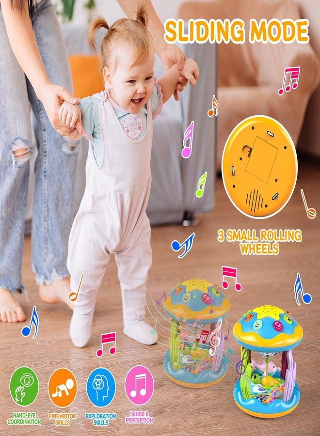 Letapapa Baby Toys 6 to 12 Months, 4 in 1 Musical Rotating Projector, Tummy Time Light Up Infant Toys For 6-9 12-18 Months, Learning Toy Birthday Gifts for Baby Toddlers 1 2 3 Years old Boys & Girls - Image 3