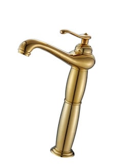 Single Lever Higher Basin Faucet Gold 32x22x6.5cm - pzsku/Z6C23771EEA6A7418B917Z/45/_/1728911002/0e21fe2d-8d0a-4fc0-b605-428d2958cd65