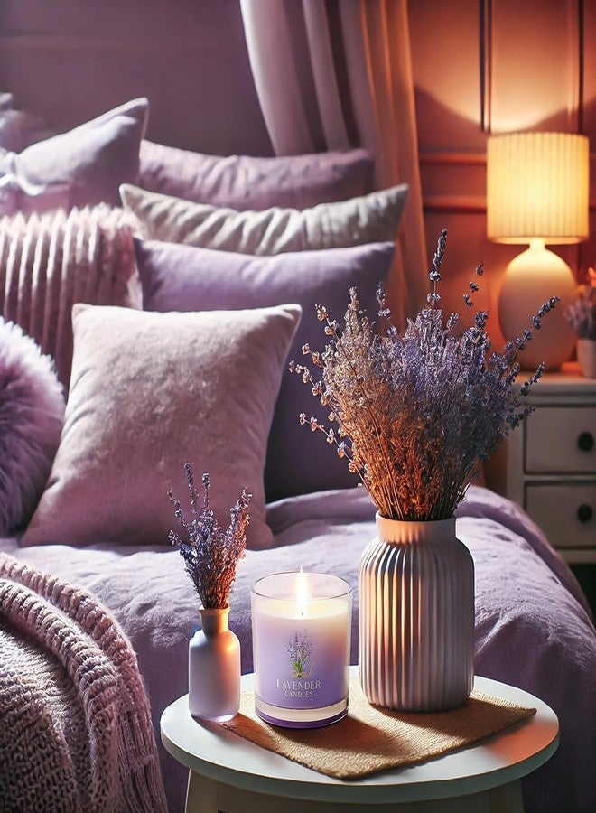 CHILLFLAME Lavender Candle, Scented Candles Gift Set for Stress Relief, 3 Votive Candles for Women and Men, Birthday Candle Gifts for Women, Christmas Candles for Women (Purple, 7 oz) - Image 5