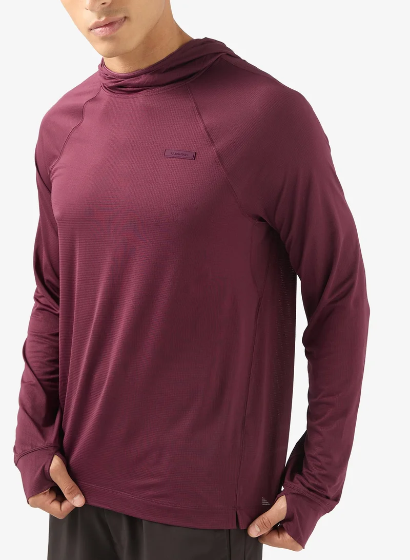Calvin Klein Sports YTV-PURPLE LIGHTS LS TEE for Men | Best Price UAE