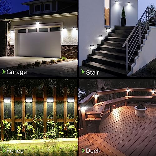 CLAONER Solar Lights Outdoor 126 LED Wireless Motion Sensor Lights IP65 Waterproof Security Lights 3 Modes 270 Lighting Angle UltraBright Wall Lights for Deck Patio Fence Garage - Image 3