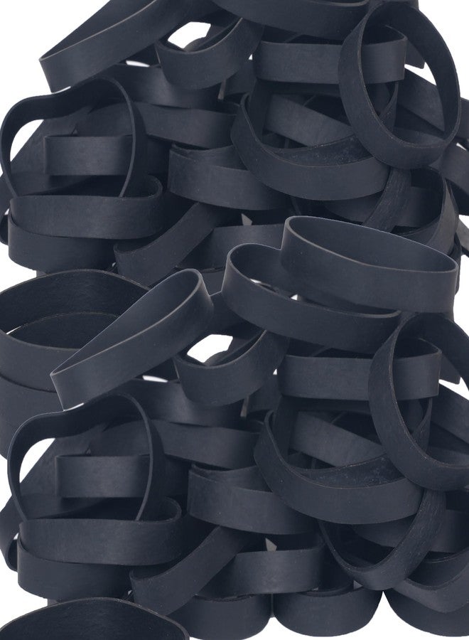Foshine Tactical Rubber Bands Size #84,Elastic Band Black 50Pcs Heavy Duty Wide For Office Home Supplies (3-1/2" x 1/2'') - Image 4