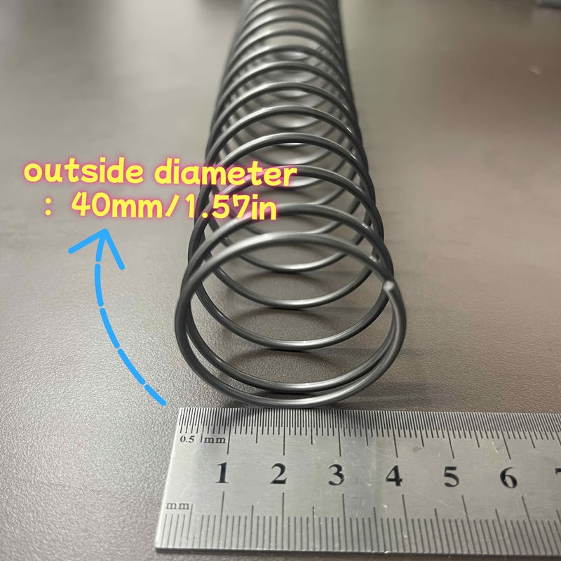 Compression Spring 2mm Wire 40mm Outer Diameter 200mm Free Length 1pc - Image 3