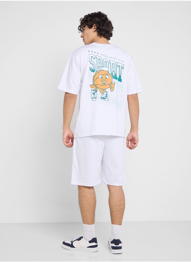 Seventy Five Graphic T-Shirts And Shorts Sets  - Image 2