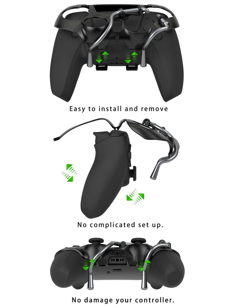 EXknight ملحق EXknight Leverback FPS للأزرار الخلفية، أزرار الألعاب لجهاز تحكم PS5 (أسود) - Image 5