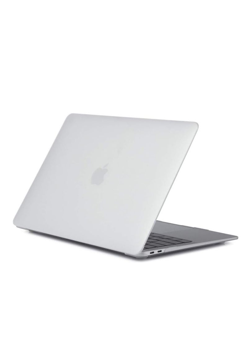 Hard Case Compatible with MacBook Air 13-inch Case 2022 2021 2020 2019 2018 Release A2337 M1 A2179 A1932 Retina Cover, Protective Plastic Hard Shell Case Cover- White - Image 2
