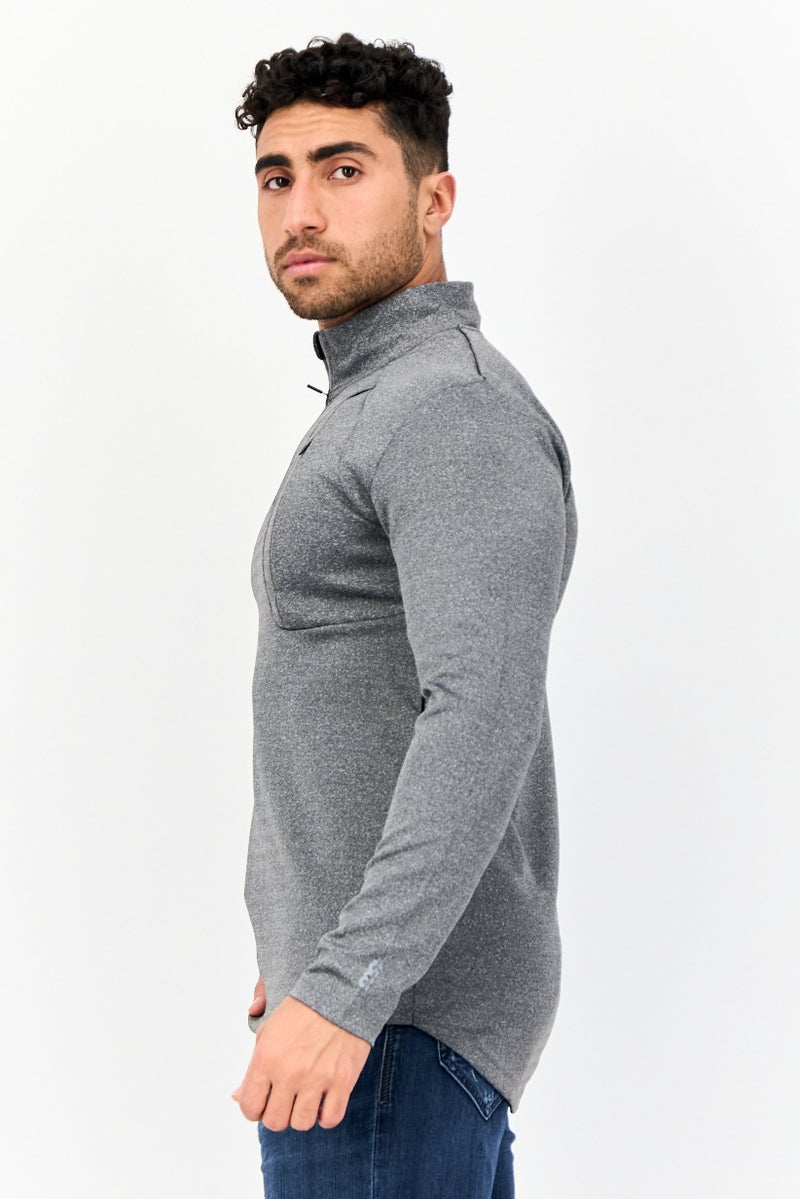 Asos 4505 Men Sportswear Fit Long Sleeve Training Sweatshirts, Grey  - Image 4