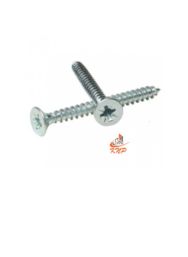 كنب براغي فولاذية ذات رأس غاطس ثنائي اللولب - عبوة من 200 (1 بوصة × 8 جم) - Image 3