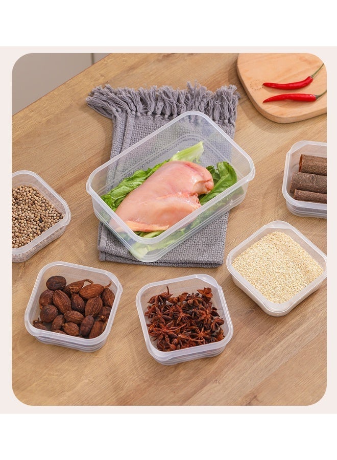 4-Pack Airtight Meal Prep Food Storage Containers, BPA-Free 350 ml and 650 ml - Image 4