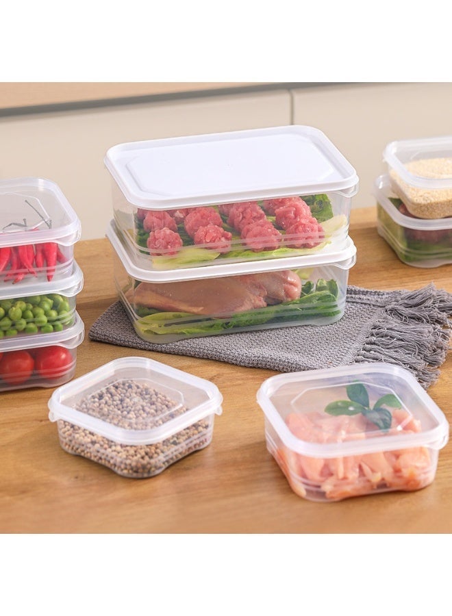 4-Pack Airtight Meal Prep Food Storage Containers, BPA-Free 350 ml and 650 ml - Image 3