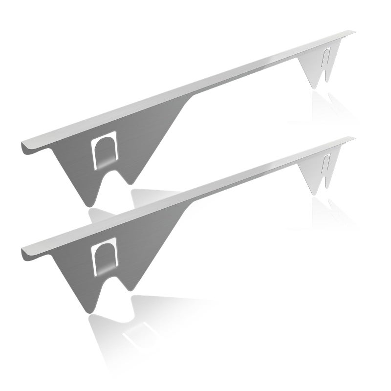 ALMCALS Upgrade 316 Stainless Steel Stove Gap Covers, 2 Pack Stove Gap Filler ALMCALS Stove Gap Guards Range Trim Kit Heat Resistant Oven Gap Filler Between Stovetop and Counter - Image 1