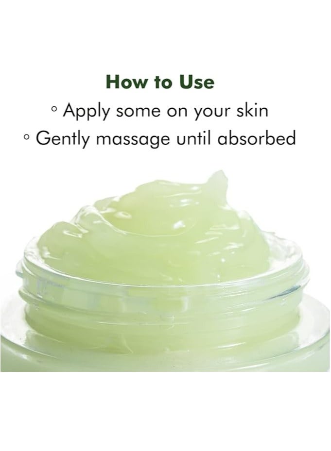 MCaffeine mCaffeine Green Tea Night Hydration Routine | Vitamin C Infused | Dirt Removal & Deep Moisturization | Night Gel for All Skin Types | Paraben & SLS Free  - Image 2