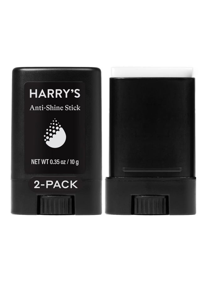 Harry's Anti-Shine Stick for Oily Skin - (2 Pack) 0.35 oz - Controls and Absorbs Oil for Matte Finish - Facial Skin Care for Men - Image 1