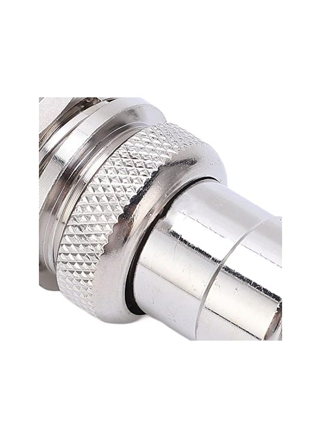 The Bros 2pcs Zinc Alloy Aviation Plug Socket Connector Panel Mount Wire Connector Plug 20mm(4 Pin) - Image 2