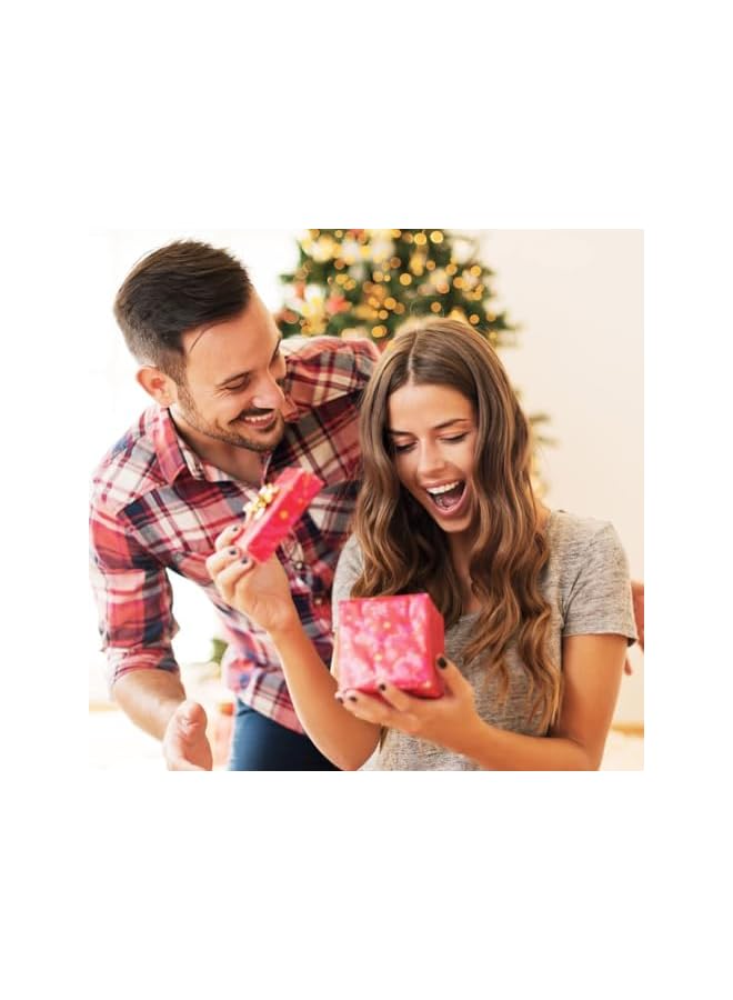 The Bros Rose with Gift Box, Cute Preserved Rose Set with I Love You Necklace, for Mom Wife Girlfriend on Valentines Day Anniversary Birthday Day Romantic Gifts for Her - Image 5