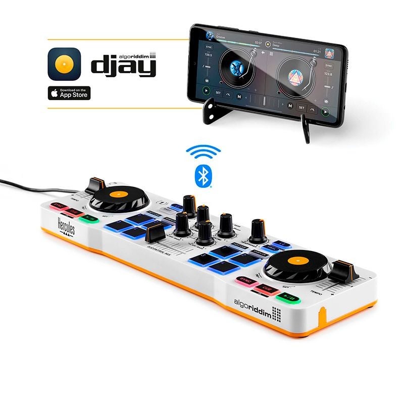 Hercules DJControl Mix Bluetooth 2-Deck DJ Controller for  Smartphones - Image 3